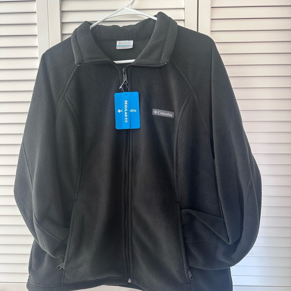 Columbia Benton Springs Black Full-Zip Fleece Jacket